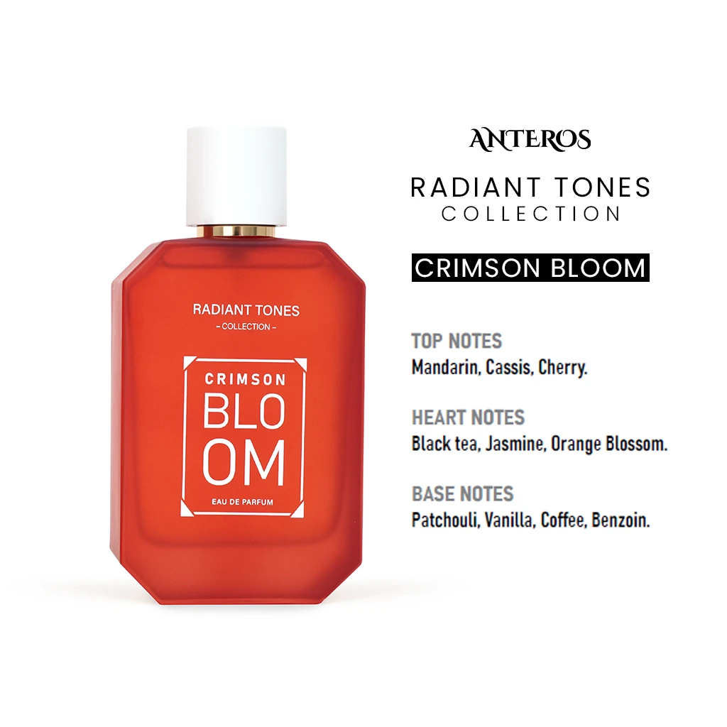 Radiant Tones Crimson Bloom Eau De Parfum - 100ml - Image 3